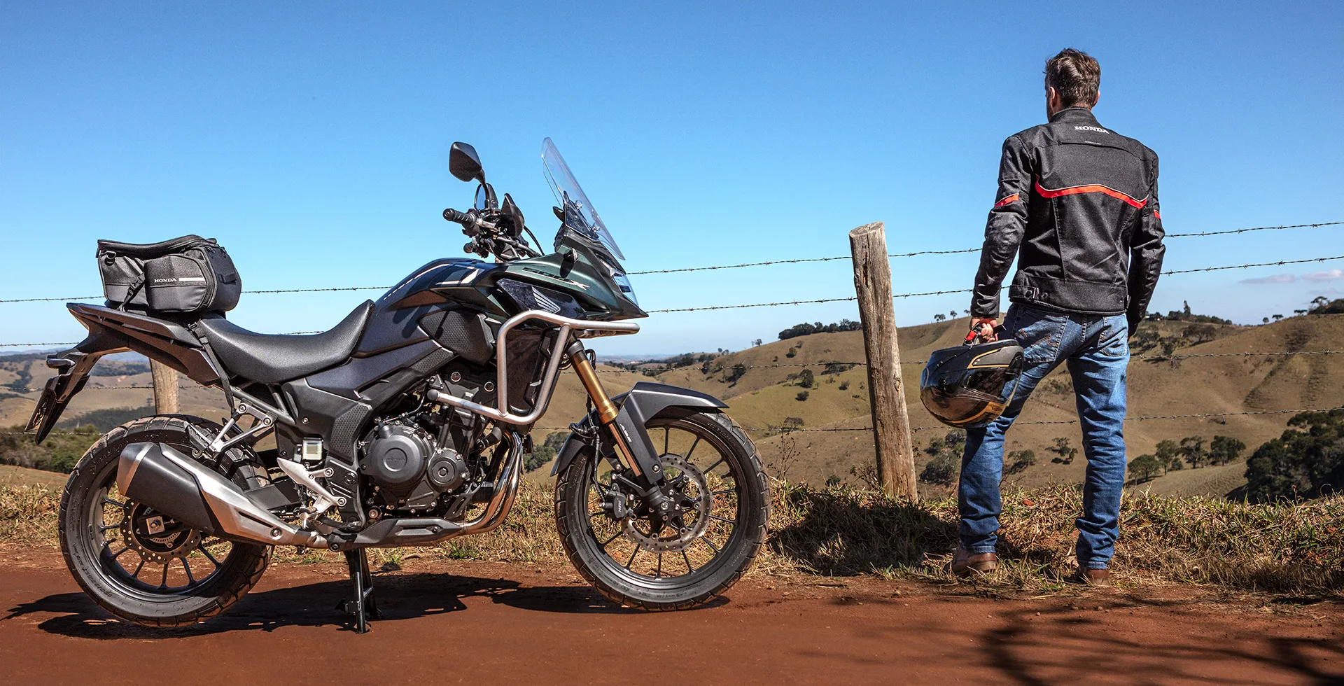 Foto em destaque da CB 500X
