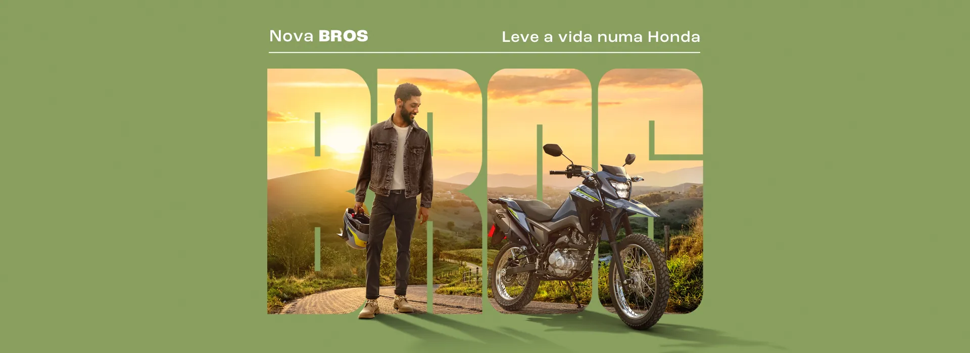 Foto em destaque da NXR 160 Bros ABS